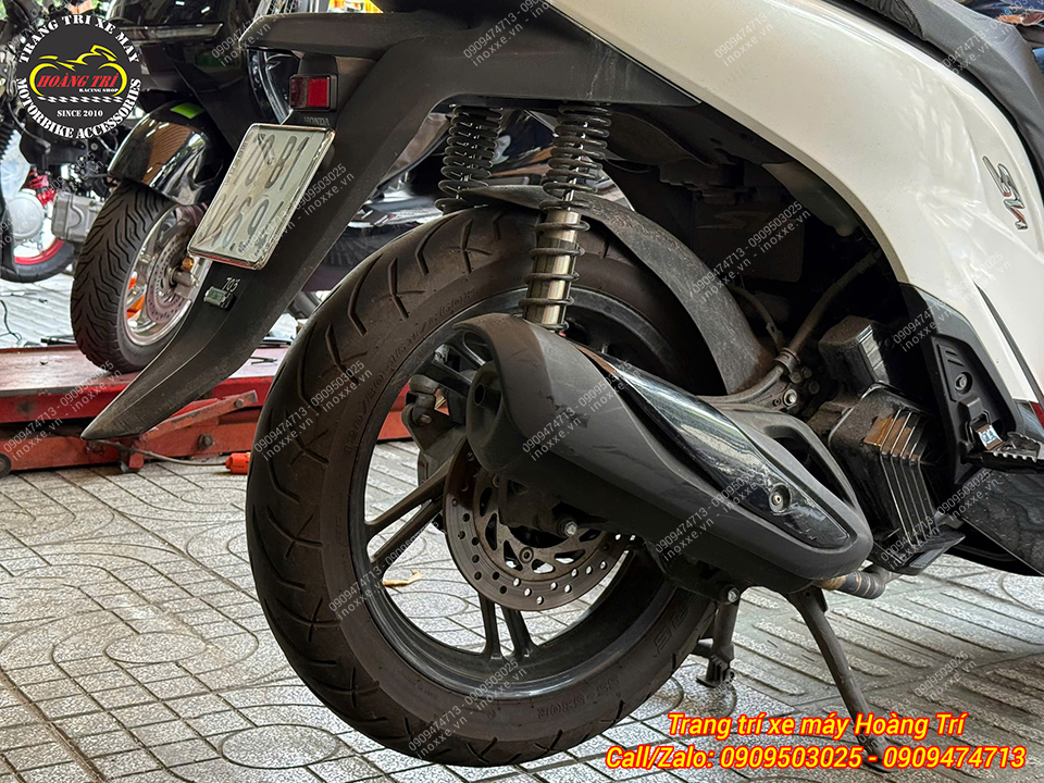 Phuộc bình dầu Racing Boy MB2 ti vàng cho xe SHVN 2012-2020